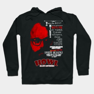 Allen Ginsberg Howl Inspired Design Hoodie